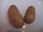 Potatolings cooked in duck meat fat