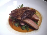 Duck breast with fois gras